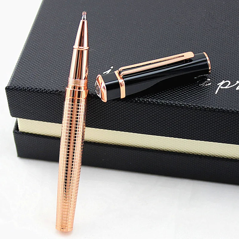 High Quality Brand Metal Rollerball Pen Luxury Ball Point Pens For Writing Office School Suppliers diamond Pen Stationery