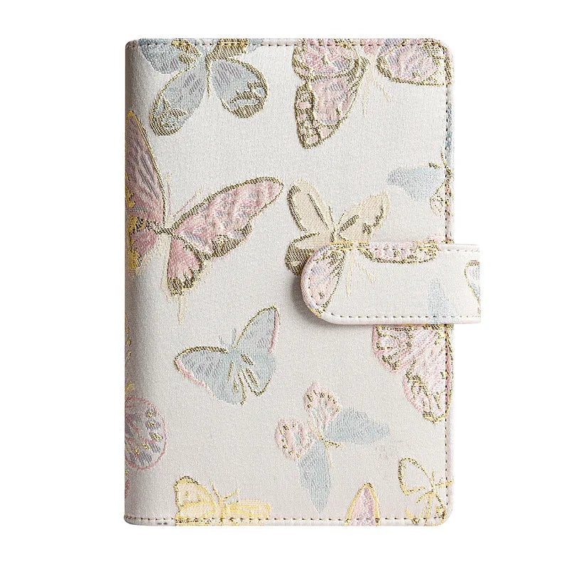 A6 Fresh Embossed DIY Binder Notebook Cover Diary Agenda Planner Paper Cover School Stationery