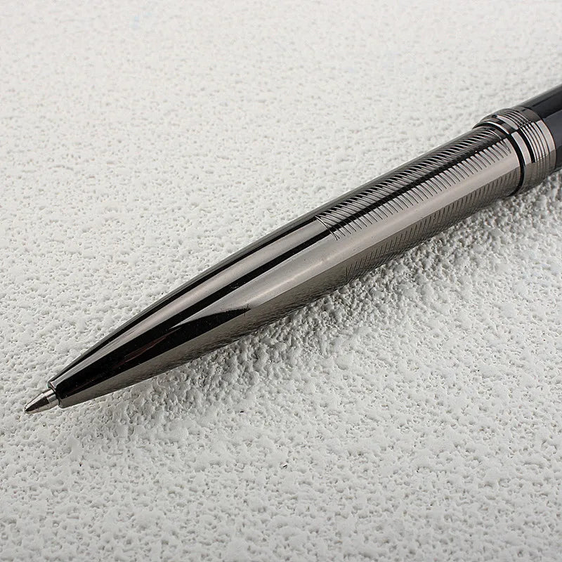 Metal Ballpoint Pen Beautiful Ripples 0.7MM Nibs Refill  School Office Supplie School Stationery