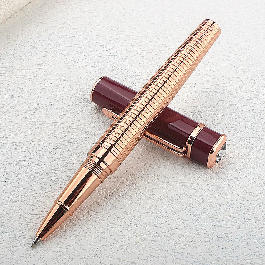 High Quality Brand Metal Rollerball Pen Luxury Ball Point Pens For Writing Office School Suppliers diamond Pen Stationery