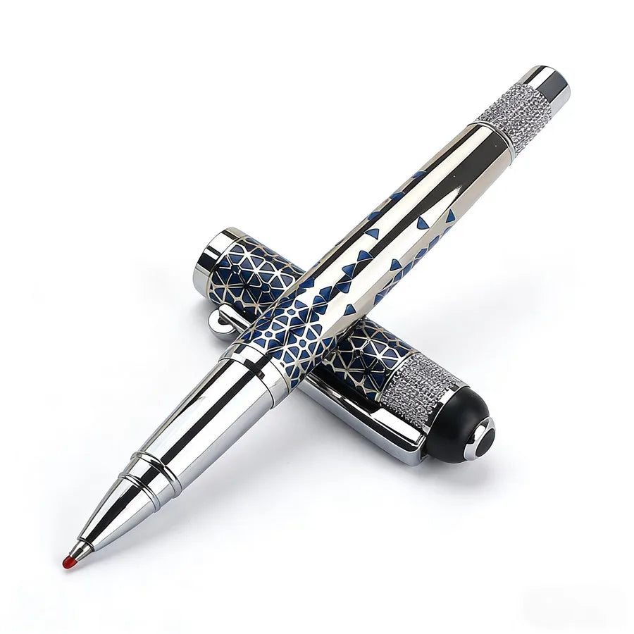 luxury Rollerball Pen 0.5mm black refill  Office Students ballpoint pen/Metal ball pen/gel pens Gift box