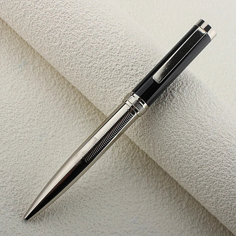 Metal Ballpoint Pen Beautiful Ripples 0.7MM Nibs Refill  School Office Supplie School Stationery