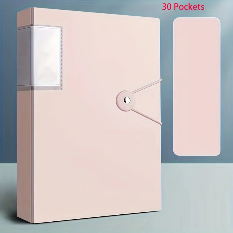 A4 File Folder,Ideal for Storing and Organizing,High Transparency Waterproof,Perfect for Home,School,and Office Document Storage