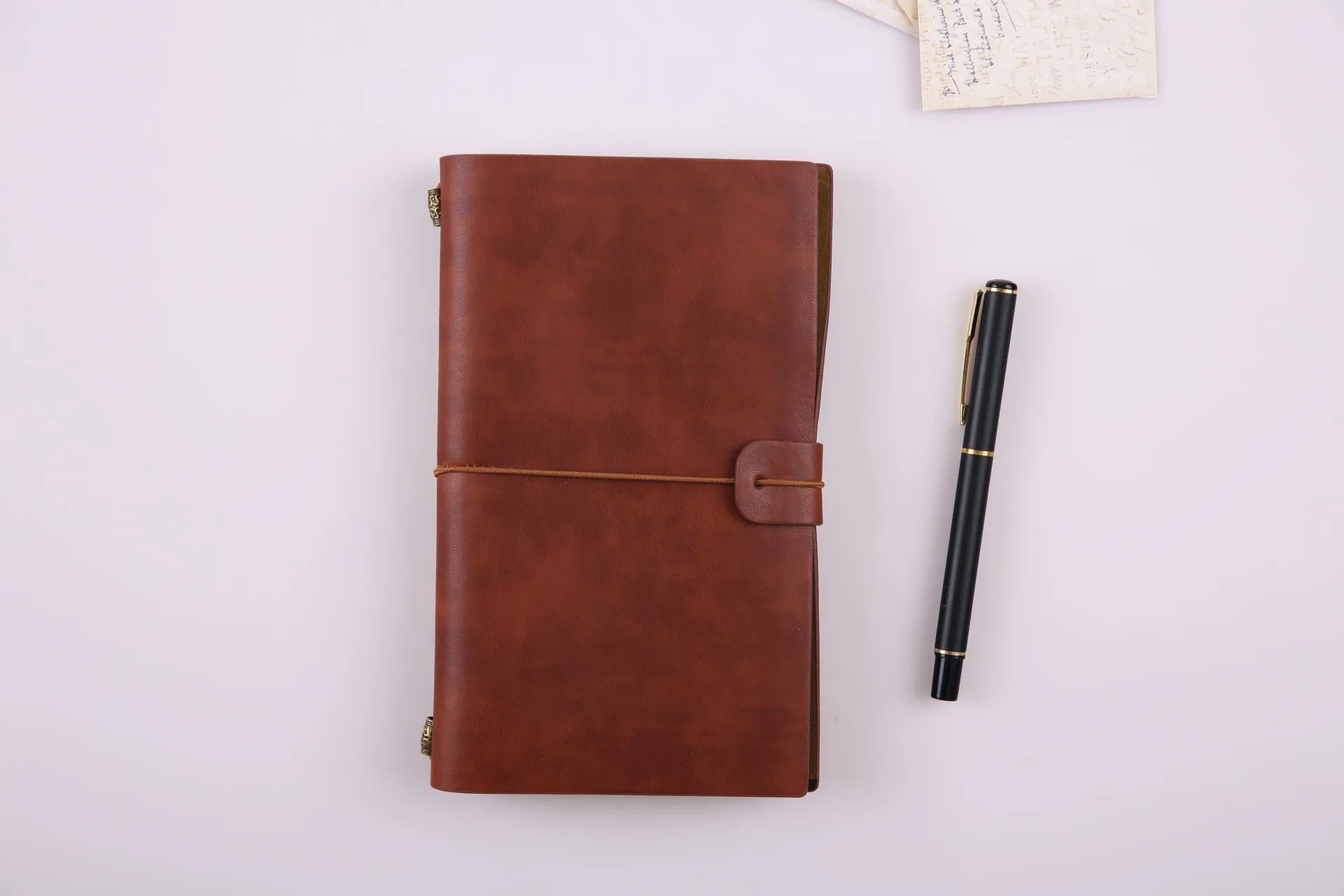 A5 A6 PU Leather Notebook Handmade Vintage Diary Journal Sketchbook Planner TN Travel Notebook Cover